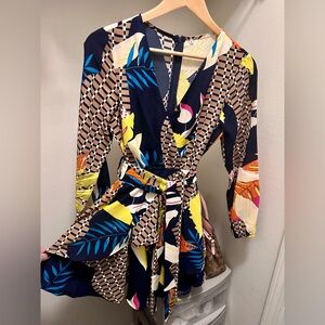 👗 NWOT Cute, Flirty Farm Rio Look Fall Mini Dress